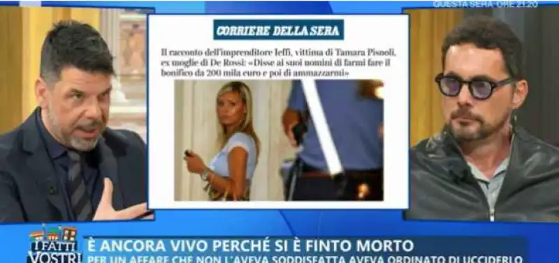 antonello ieffi ai fatti vostri parla di tamara pisnoli