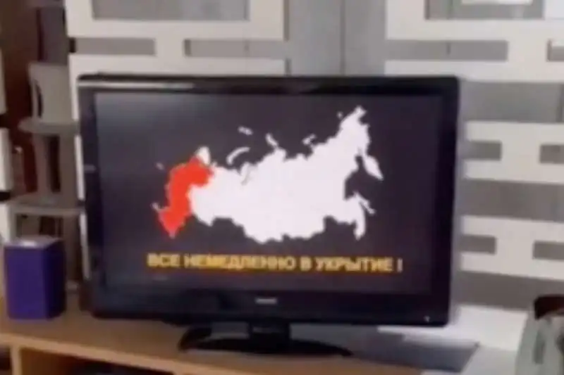 ATTACCO HACKER ALLA TV RUSSA