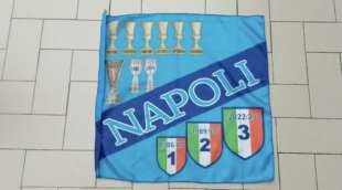 bandiera scudetto napoli