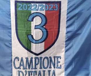 bandiera scudetto napoli