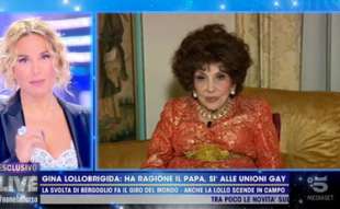 BARBARA D'URSO POMERIGGIO CINQUE GINA LOLLOBRIGIDA