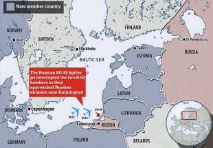 bombardieri americani intercettati dall esercito russo sul mar baltico 3
