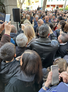 carlo verdone alla ceriminia per la targa dedicata a mario brega 1