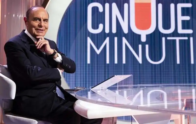 cinque minuti, la nuova trasmissione di bruno vespa