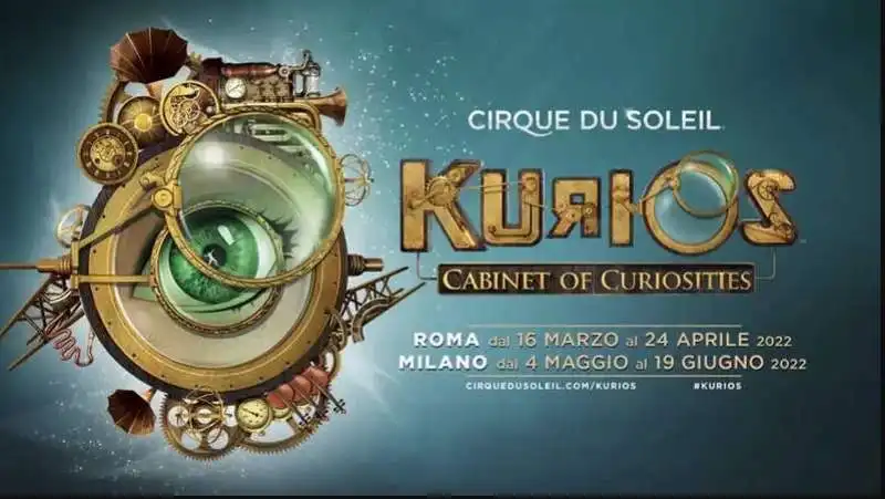 cirque du soleil   locandina dello spettacolo kurios the cabinet of curiosities 