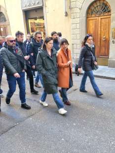 debora serracchiani con elly schlein a Firenze