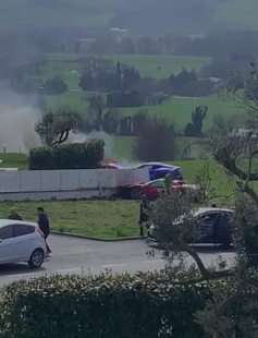 DUE FERRARI SI SCHIANTANO A OSIMO