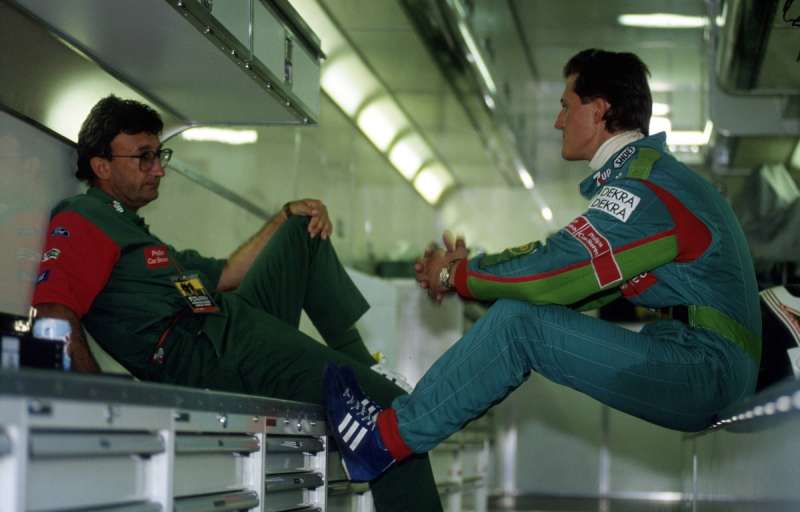 Eddie Jordan michael schumacher