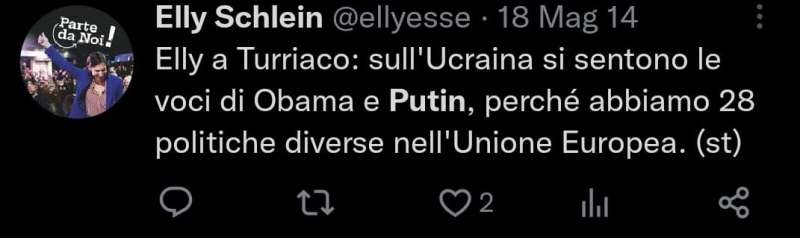 elly schlein tweet ue