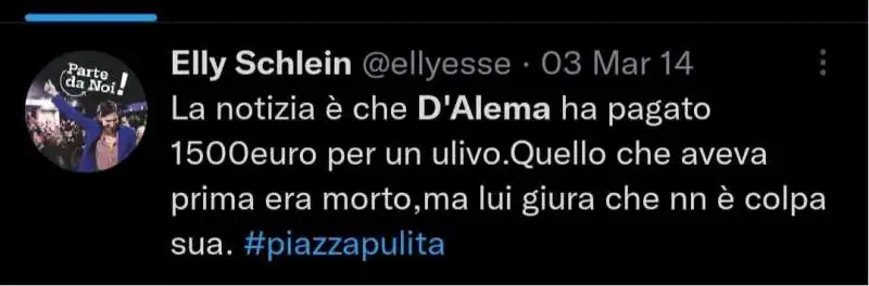 elly schlein vs d'alema