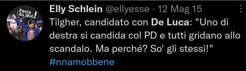 elly schlein vs de luca