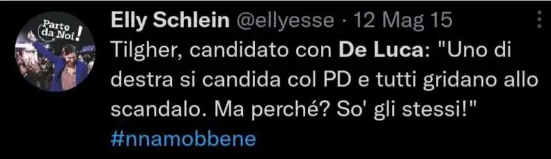 elly schlein vs de luca