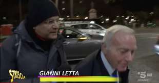 enrico lucci con gianni letta prima del film di walter veltroni