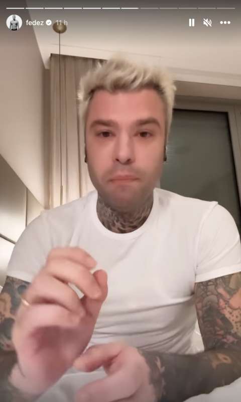 fedez riappare su instagram e racconta i problemi di salute mentale 5