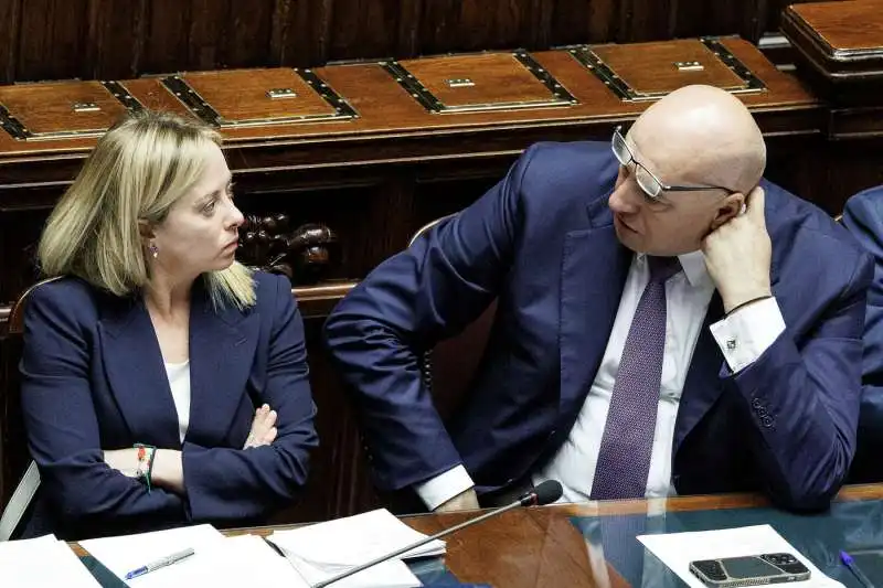 GIORGIA MELONI E GUIDO CROSETTO 