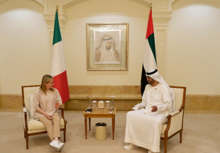 GIORGIA MELONI AD ABU DHABI CON ANTONIO TAJANI