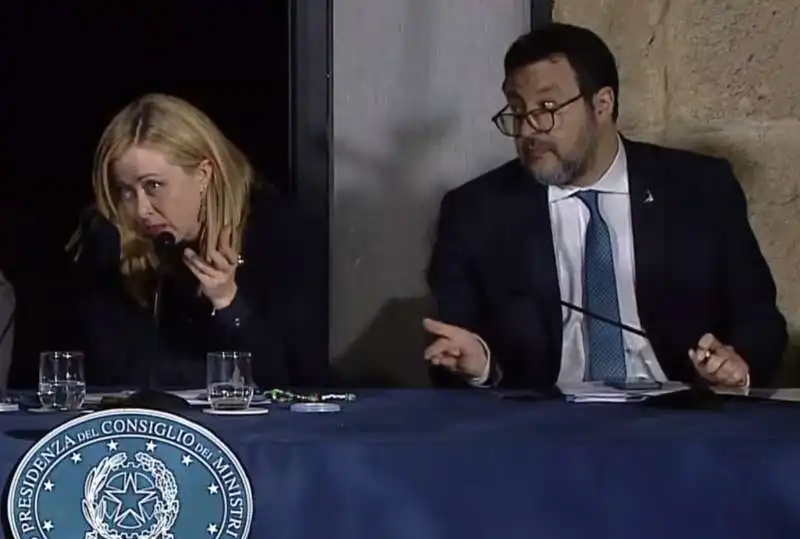 GIORGIA MELONI MATTEO SALVINI 