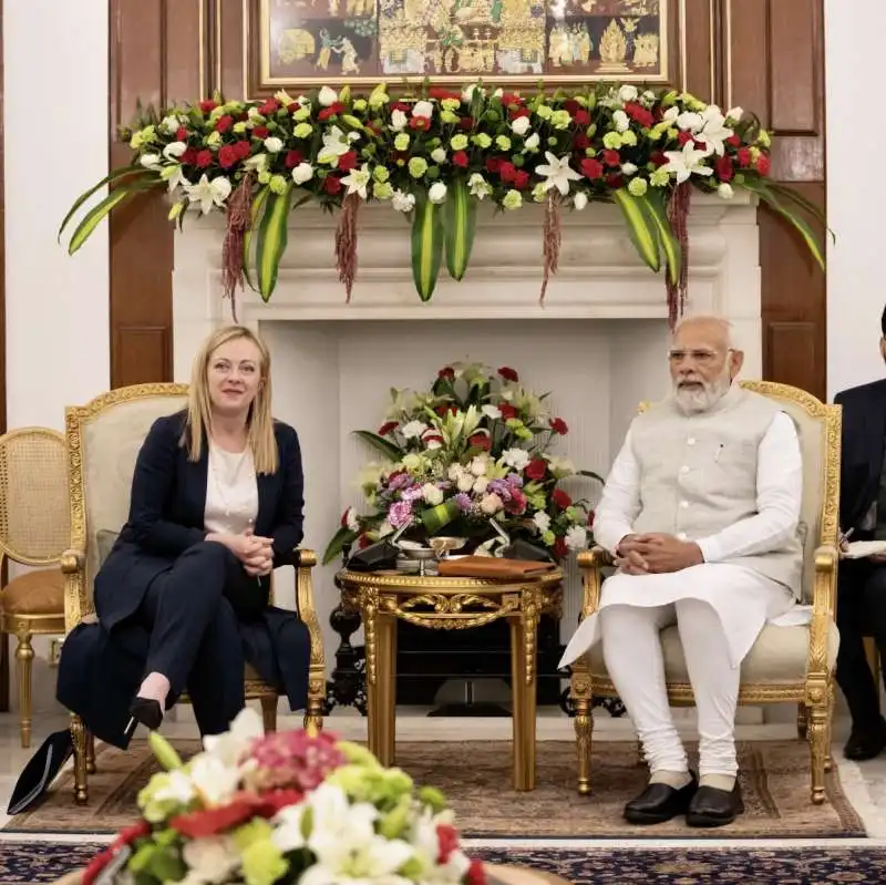 giorgia meloni narendra modi  2