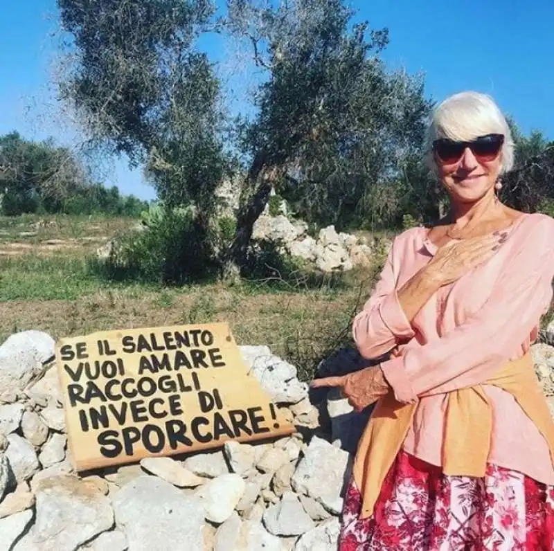 HELEN MIRREN IN SALENTO 