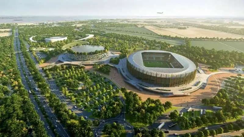 il progetto del nuovo stadio del venezia il bosco dello sport