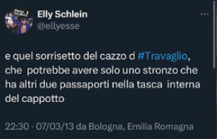 IL TWEET DI ELLY SCHLEIN CONTRO MARCO TRAVAGLIO