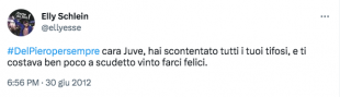 IL TWEET DI ELLY SCHLEIN SU DEL PIERO