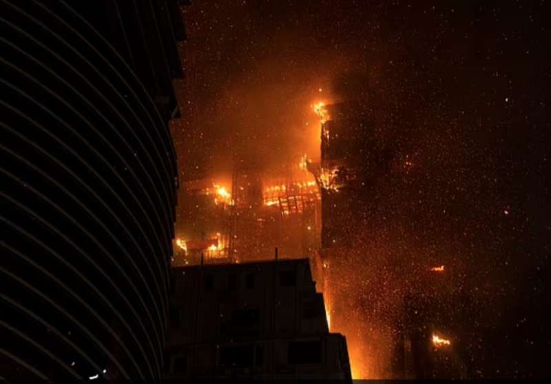 incendio in un grattacielo di hong kong 3