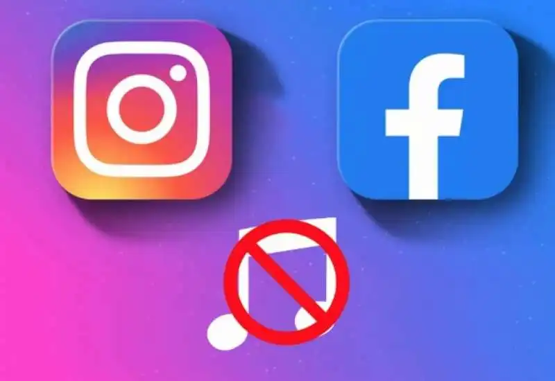 instagram e facebook senza musica 