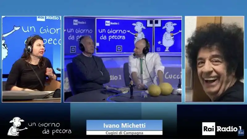 IVANO MICHETTI E MARCO TRAVAGLIO A UN GIORNO DA PECORA