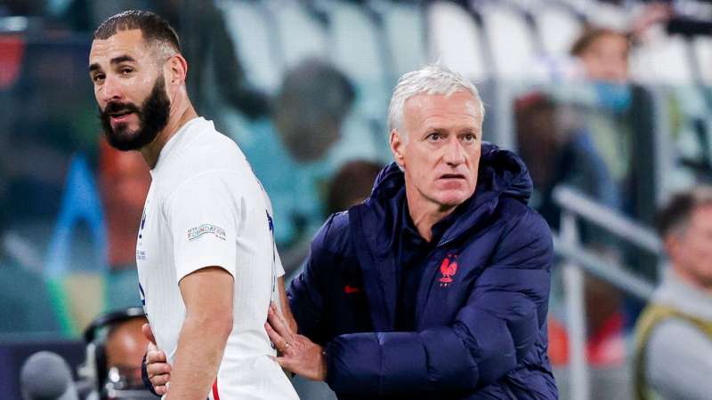 KARIM BENZEMA DIDIER DESCHAMPS