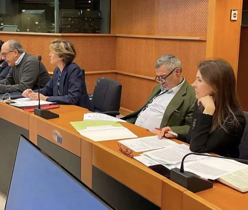 l eurodeputato fdi piero fiocchi si addormenta mentre parla alessandra moretti a bruxelles    1