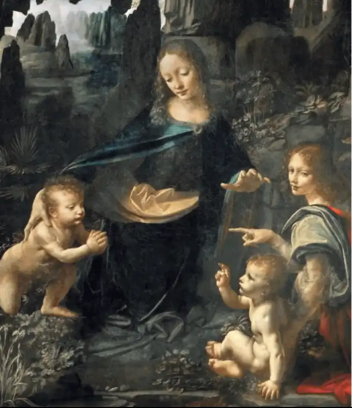 la vergine delle rocce leonardo