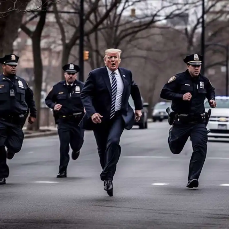 le finte foto di donald trump arrestato realizzate dall'intelligenza artificiale