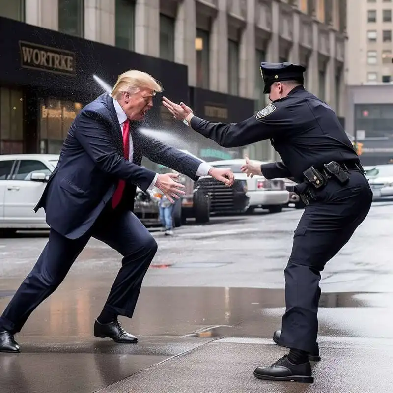 le finte foto di donald trump arrestato realizzate dall'intelligenza artificiale