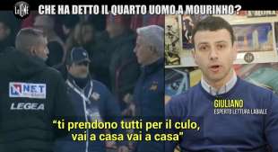 le iene le parole del quarto uomo a mourinho 1