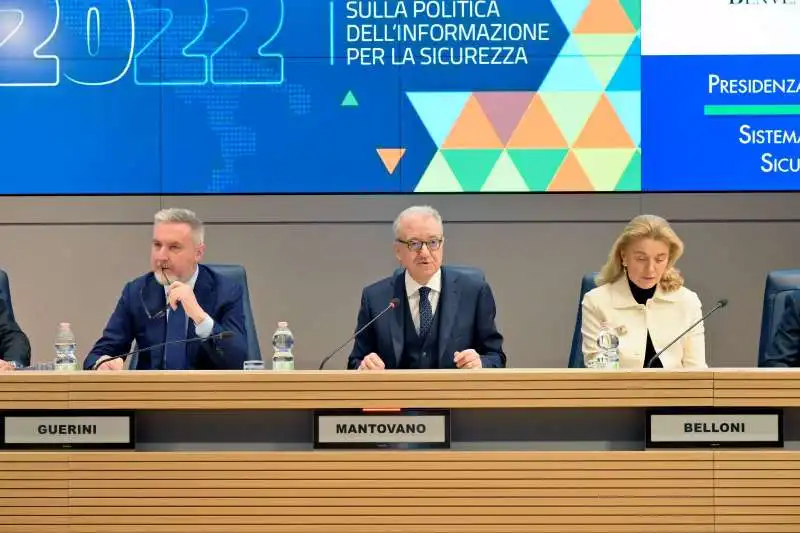 Lorenzo Guerini Alfredo Mantovano e Elisabetta Belloni - relazione sull'attivita? dell’intelligence nel 2022