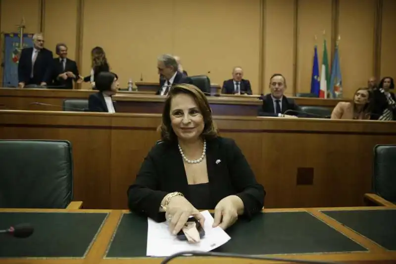 LUISA REGIMENTI ASSESSORE AL PERSONALE E ALLA SICUREZZA DELLA REGIONE LAZIO