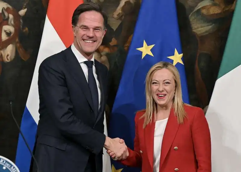 mark rutte giorgia meloni   3