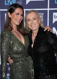 martina navratilova e la moglie julia lemigova 1