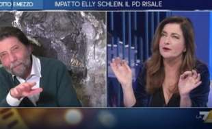 MASSIMO CACCIARI E FRANCESCA REGGIANI A OTTO E MEZZO