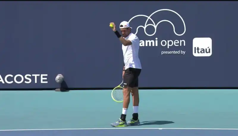 matteo berrettini al master di miami 2