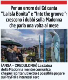 meme madonna che parla a trevignano