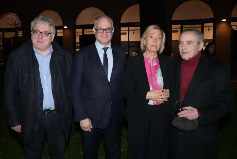 miguel gotor  roberto gualtieri  maria paola trovajoli giorgio assumma  foto di bacco