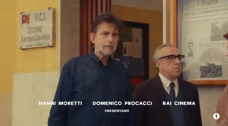 nanni moretti e silvio orlando in il sole dell avvenire