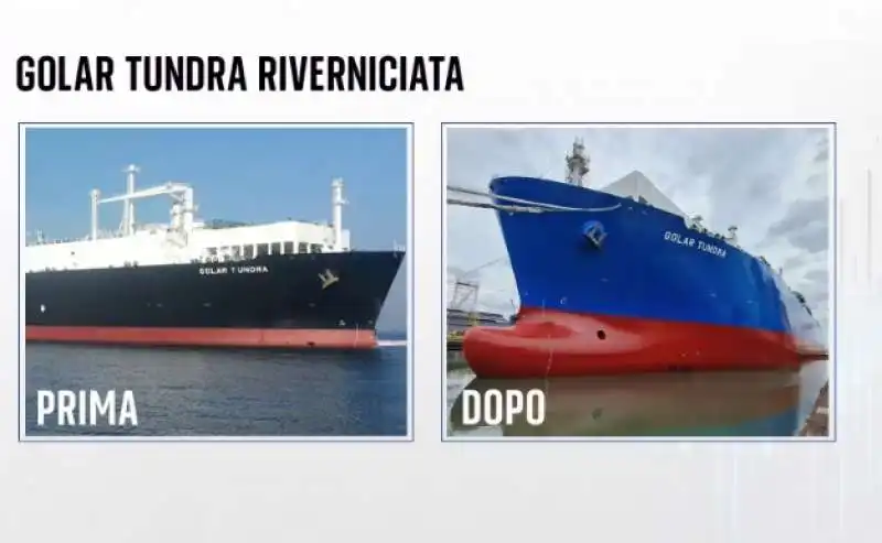 nave rigassificatrice golar tundra   prima e dopo 