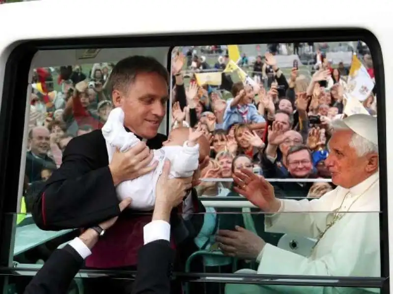 PADRE GEORG GANSWEIN E JOSEPH RATZINGER