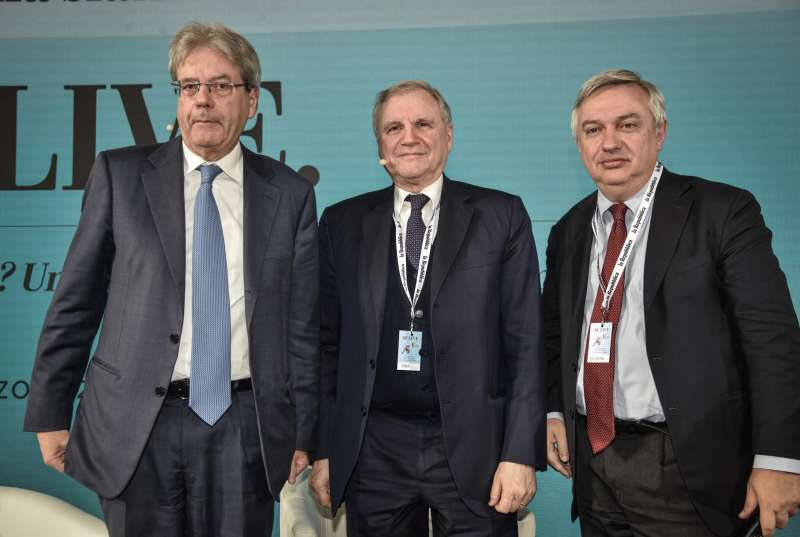 paolo gentiloni ignazio visco maurizio molinari