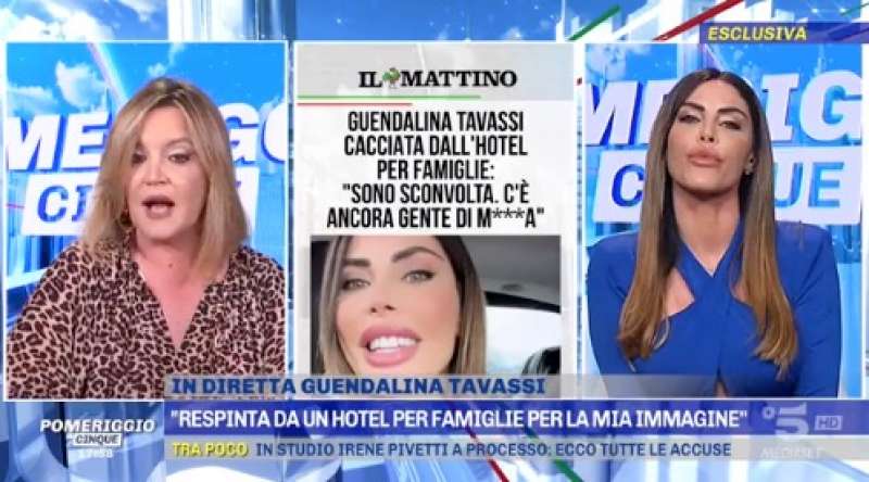 patrizia groppelli vs. guendalina tavassi a pomeriggio cinque 4