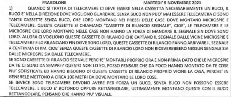 pizzini trovati a casa di rosalia messina denaro 11