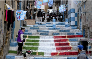 preparativi festa scudetto napoli